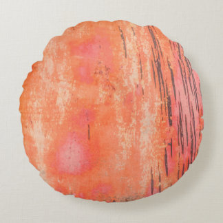 Cojín Redondo Retro vintage grunge textureabstract, art, home de
