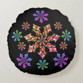 Cojín Redondo Rev de siete estrellas