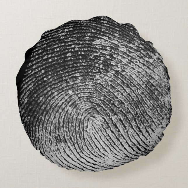 Cojín Redondo Reversed Loop Fingerprint Round Pillow (Reverso)