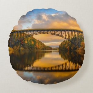 Cojín Redondo Rey francés Bridge en caída