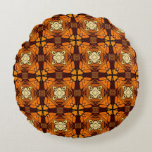 Rich Terracotta quemado naranja patrón marrón