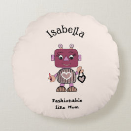 Cojín Redondo Robot de moda