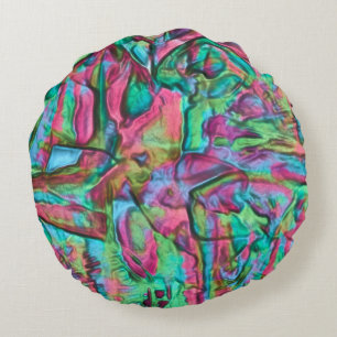 Cojín Redondo Rocky o rumoreado con tonos suavemente sedosos