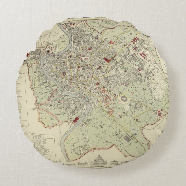 Cojín Redondo Roma 4 (Anverso)