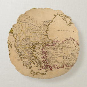 Cojín Redondo Roma, Grecia, Turquía 2