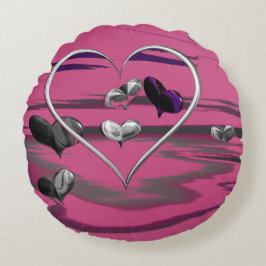 Cojín Redondo Romance futurista