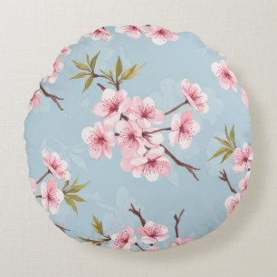Cojín Redondo Ropa de cama floral pastel
