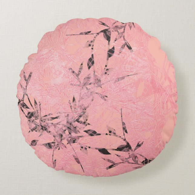 Cojín Redondo rosa (Anverso)