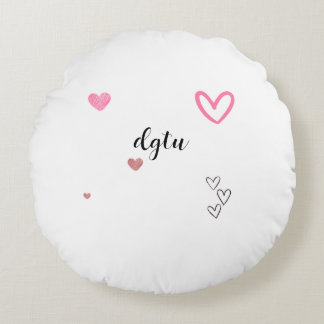 Cojín Redondo rosa confort cortar kawai