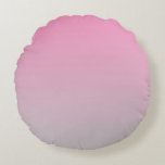 Cojín Redondo Rosa Y Gris<br><div class="desc">Cojín decorativo Rodeado De Color Rosa Y Gris</div>