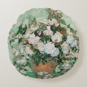 Cojín Redondo Rosas de Vincent van Gogh el , 1890