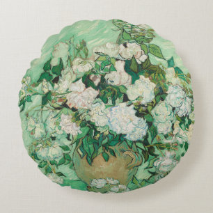 Cojín Redondo Rosas - Ramo de Flores