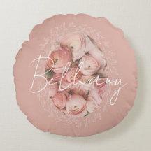 Rosas rosadas personalizadas románticas elegantes 