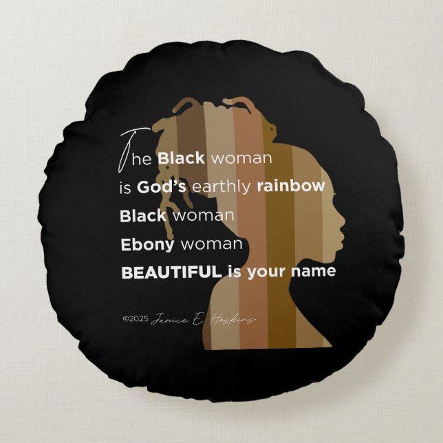 Cojín Redondo Round Pillow (Anverso)