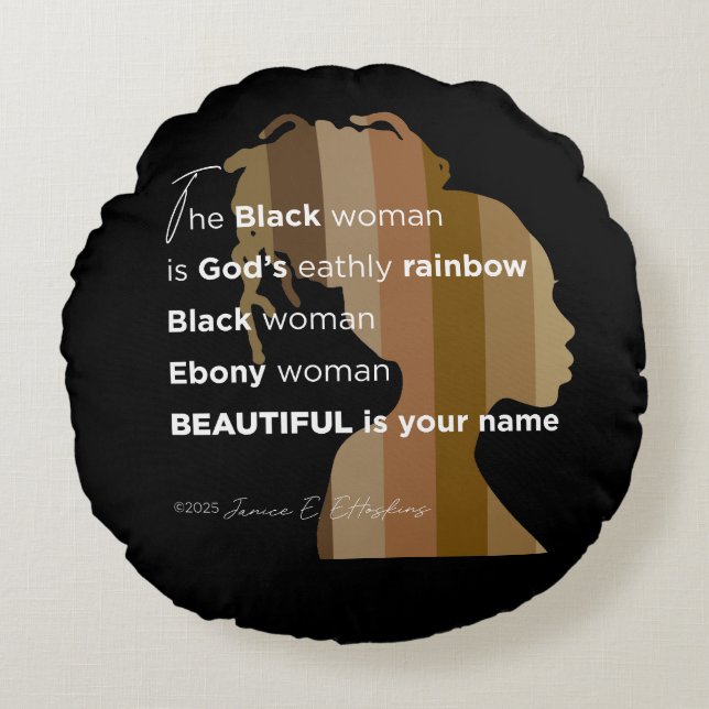 Cojín Redondo Round Pillow (Anverso)