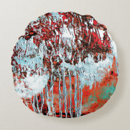 Cojín Redondo Round Pillow – Corrosion Pulse