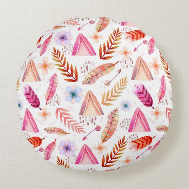 Cojín Redondo Round Pillow Design  (Anverso)
