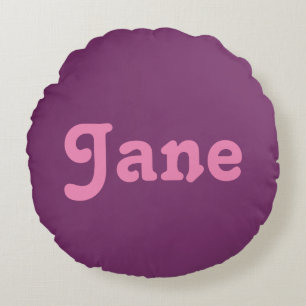 Cojín Redondo Round Pillow Jane