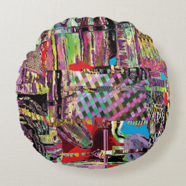 Cojín Redondo Round Pillow – Urban Fractals