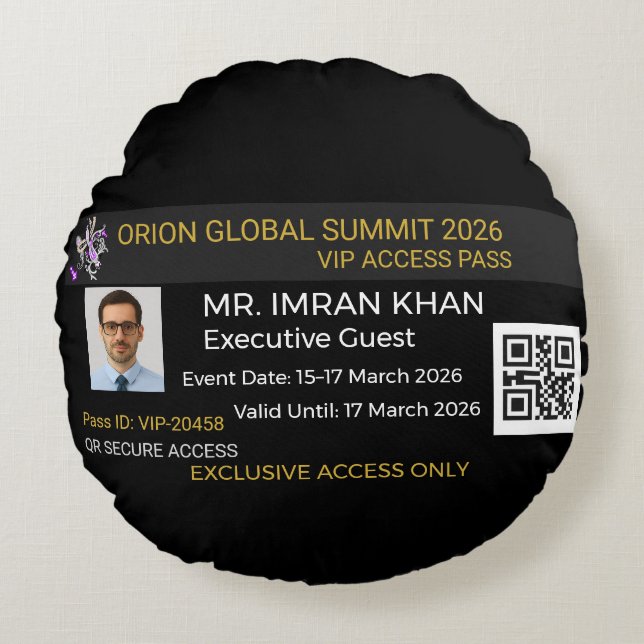 Cojín Redondo Round Pillows | Floral | Birthday | Custom (Anverso)