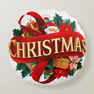 Cojín Redondo Round Throw Pillow (16")