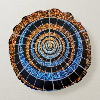Cojín Redondo Round Twinkling Light Spiral Pillow