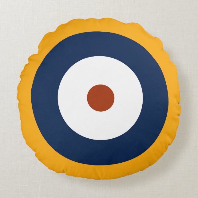 Cojín Redondo Roundel RAF Tipo A.1 (Anverso)