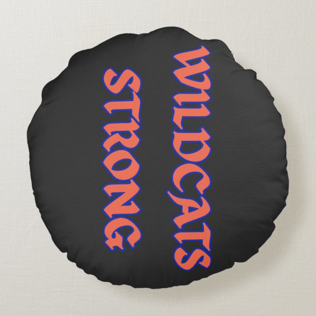 COJÍN REDONDO RSD WILDCATS FUERTES DEPORTES RODEADOS PILLOW (Reverso)