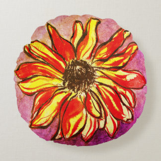 Cojín Redondo *'Rudbeckia Ablaze'