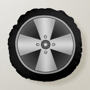 Cojín Redondo Rueda de encargo del mag