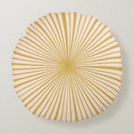 Cojín Redondo Rueda mostaza rosa Rubor