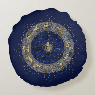Cojín Redondo Rueda Zodiac