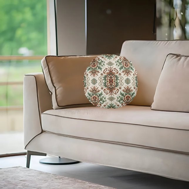 Cojín Redondo Rústico claro (Subido por el creador)