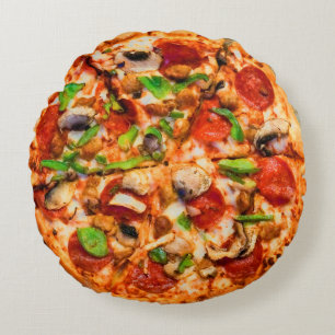 Cojín Redondo Sabrosa Pizza Pillow