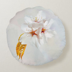 Cojín Redondo Sakura - Flor de cerezo japonesa