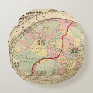 Cojín Redondo Salas 1819 de Pittsburgh, Pennsyvania