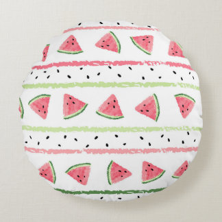 Cojín Redondo Saltos de sandía: impermeable sin foco