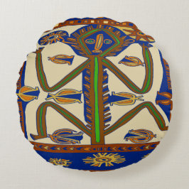 Cojín Redondo Samoa del Sur