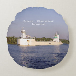 Cojín Redondo Samuel D. Champlain & Innovation round pillow