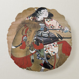 Cojín Redondo Samurai montado