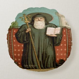 Cojín Redondo San Benito de Nursia
