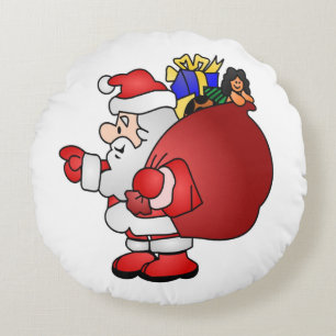 COJÍN REDONDO SANTA CLAUS