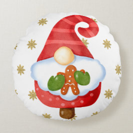 Cojín Redondo Santa Gnome