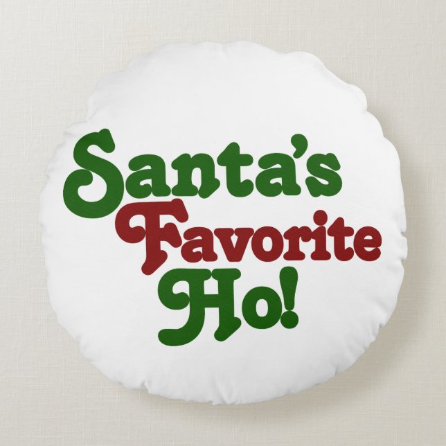 Cojín Redondo Santas favoritas (Anverso)