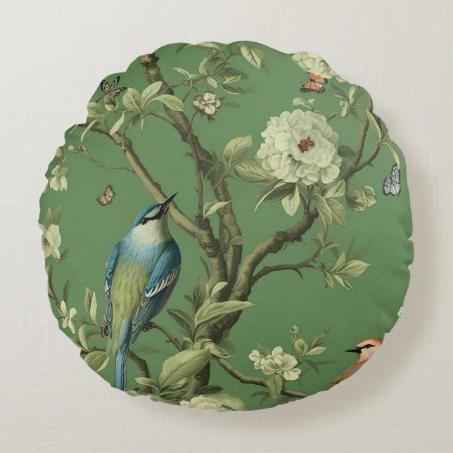 Cojín Redondo Santuario Secreto (Anverso)