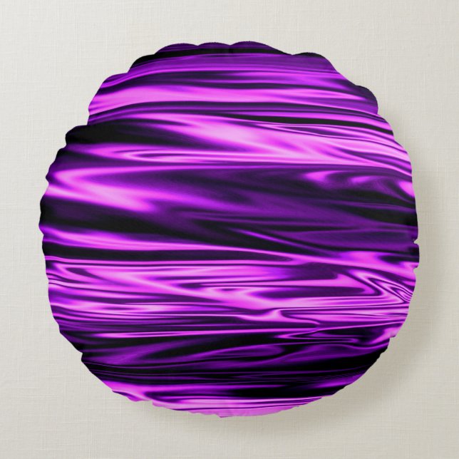 Cojín Redondo Satén morado......... (Anverso)