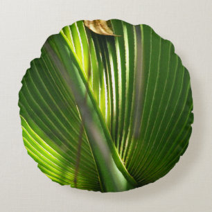 Cojín Redondo Saw Palmetto Photo Closeup