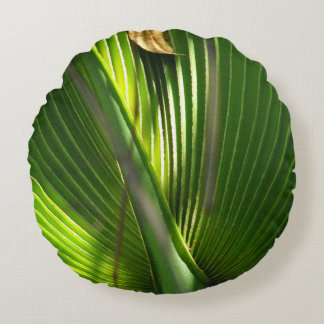 Cojín Redondo Saw Palmetto Photo Closeup