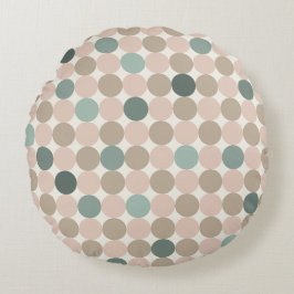 Cojín Redondo Scandinavian Circles Round Throw Pillow