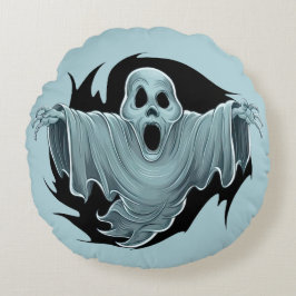 Cojín Redondo Scary Haunting Ghost
